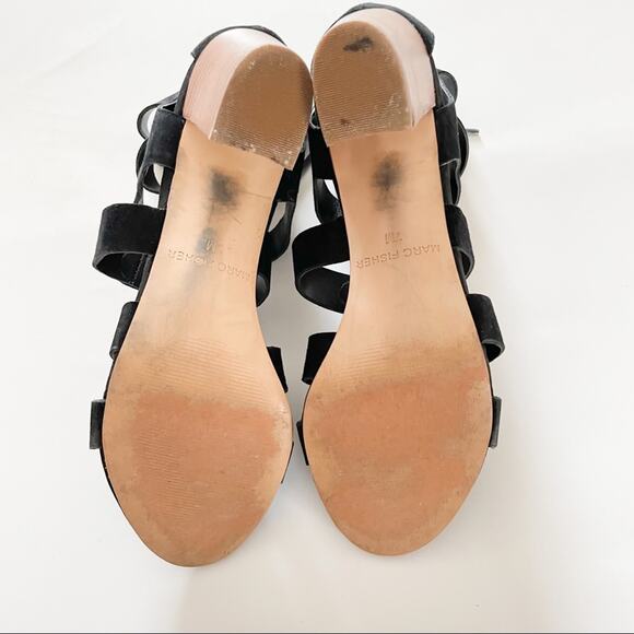 Marc Fisher Paradox Suede Cage Sandal Sz 7 - Picture 5 of 6